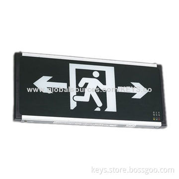 3W Wall-hanging LED Exit Sign, Green Lights